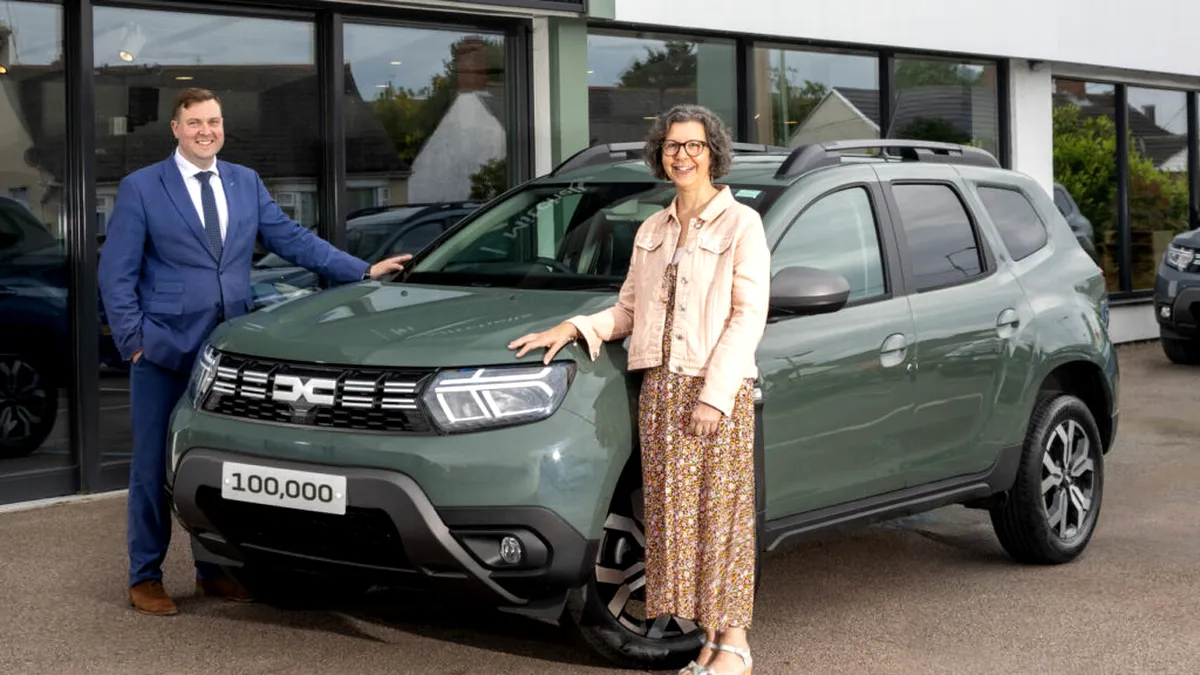 Succes și peste hotare: Dacia anunță că a vândut 100.000 de exemplare Duster în Marea Britanie