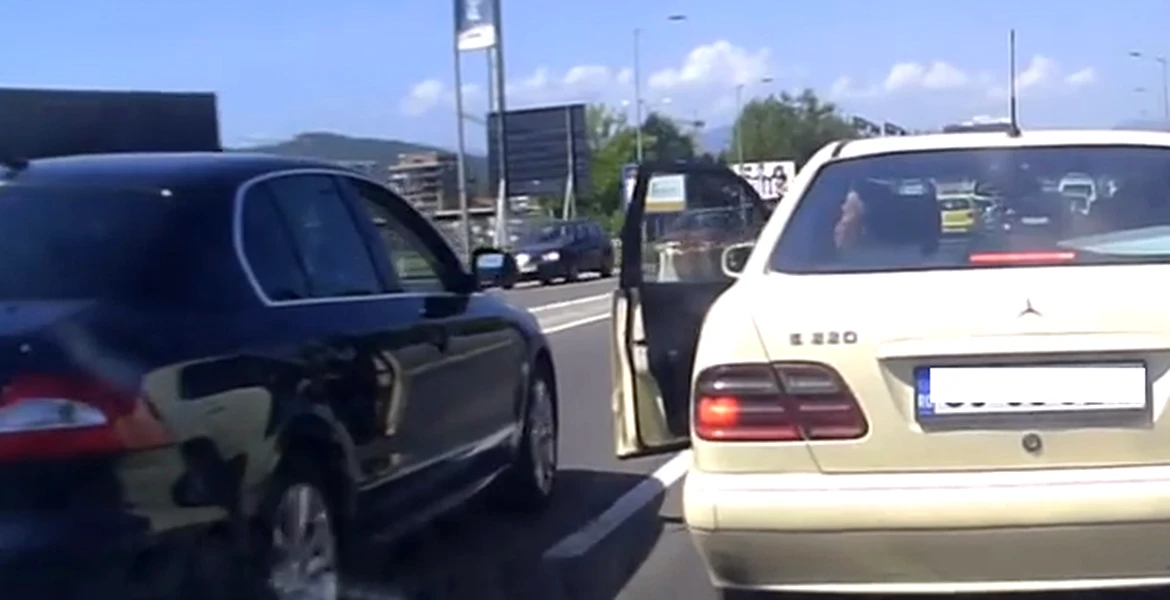 Şicane ”de vară” între doi şoferi supraîncălziţi | VIDEO