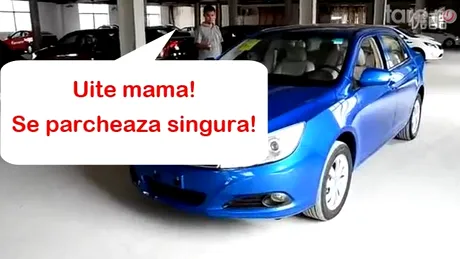 VIDEO: iată cum parchează singură maşina chinezească BYD F3 Plus, doar din telecomandă!