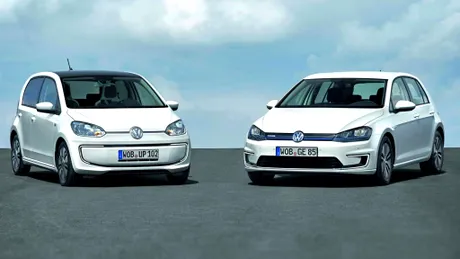 Volkswagen e-Golf şi e-up!, pregătite pentru Frankfurt