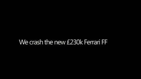 Primul accident cu Ferrari FF - jantă îndoită de un jurnalist