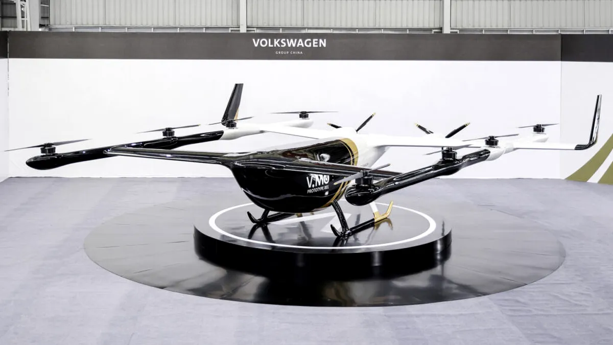Faceți cunoștință cu Volkswagen V.MO, un prototip de dronă creat pentru China