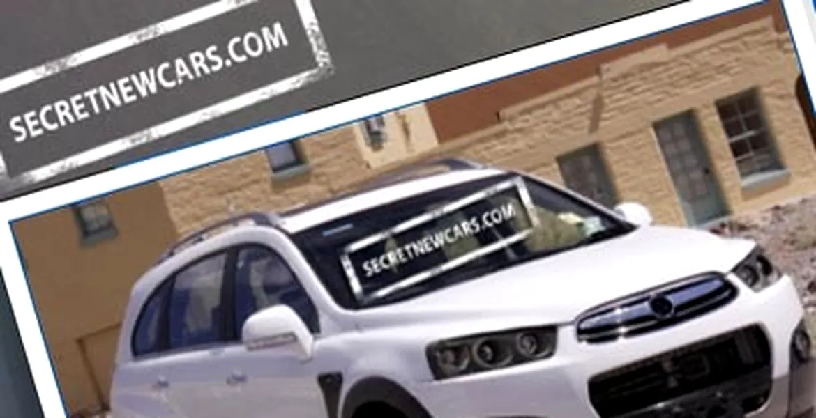 Poze spion: Chevrolet Captiva facelift