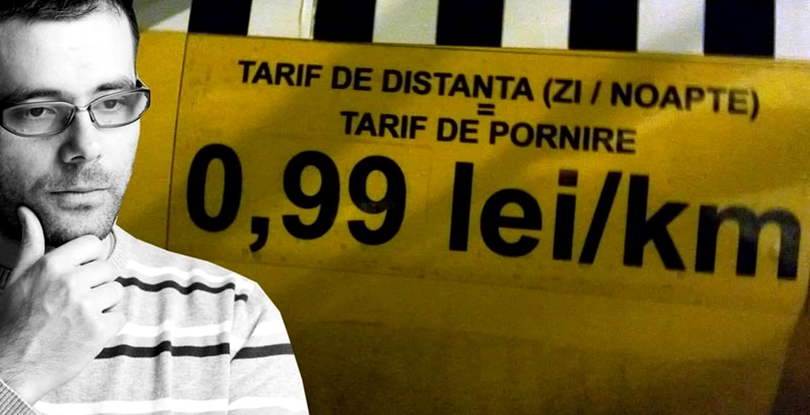 Tarif-bombă pentru taxi în Bucureşti: 0,99 lei/km. De fapt, un protest foarte ciudat