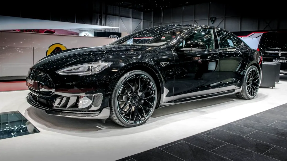 O Tesla Model S ”aranjată” de Brabus, design electrizant şi zero emisii. GALERIE FOTO