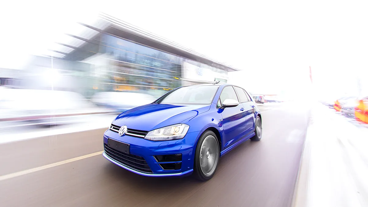 Primul VW Golf R din România, livrat cu ajutorul unei farse