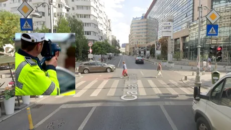 Limita de viteză, redusă la 30 km/h pe străzile adiacente Căii Victoriei. Ce măsuri a luat Poliția?