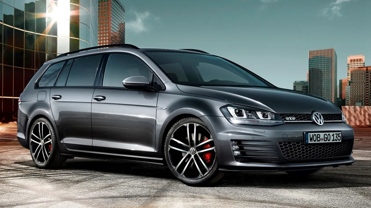 Volkswagen Golf GTD Variant e un break diesel sportiv care consumă 4,4 l/100 km