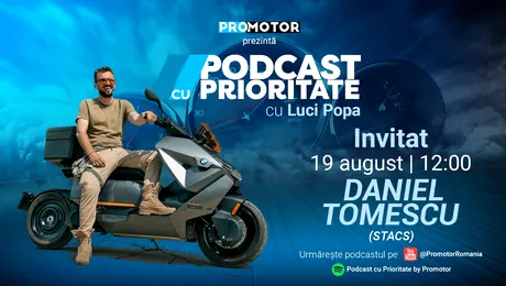 Daniel Tomescu aka STACS vine la „Podcast cu Prioritate” #51. Emisiunea apare luni, 19 august