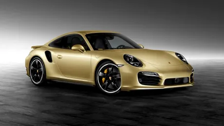 Porsche 911 Turbo îmbracă uniforma aurie, semnată Porsche Exclusive