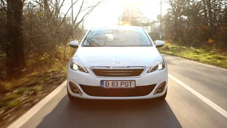 Test în România cu Peugeot 308 1.6 e-HDi. Adevăratul trei-sute-opt