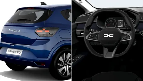 Dacia Sandero facelift poate fi achiziționată în România. Cât costă modelul pe piața locală