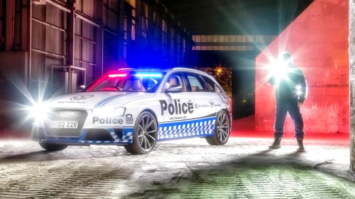Poliţia australiană a primit un Audi RS4, dar n-are voie să-l folosească în urmăriri