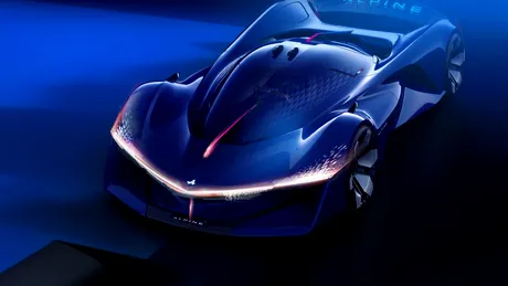 Alpine dezvăluie exoticul Alpenglow, un concept venit din viitor