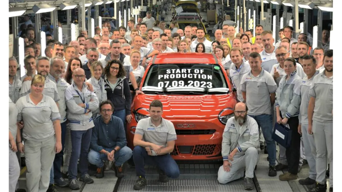 Producția noului Fiat 600e a început la uzina din Polonia