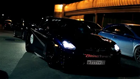 NFS pe străzile Rusiei: Nissan GT-R VS. Lamborghini Gallardo. În total, 3.000 CP