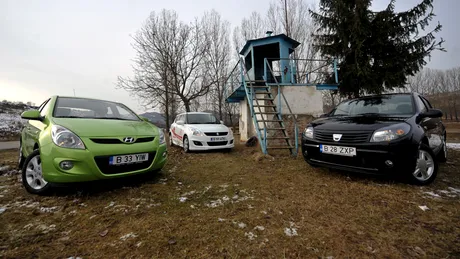 Gâlceava citadină: Dacia Sandero Orange, Suzuki Swift, Hyundai i20