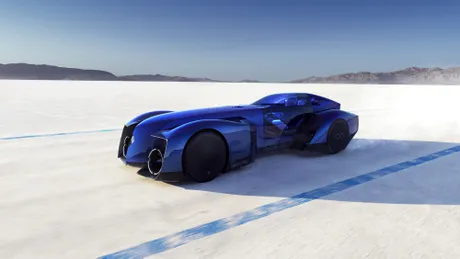 Nu vă lăsați păcăliți de înfățișare, noul Renault Filante Record Concept este creat pentru eficiență, ci nu pentru viteză