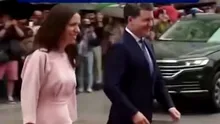 Cât costă rochia purtată de Mirabela Grădinaru la vizita din Austria. A furat toate privirile!