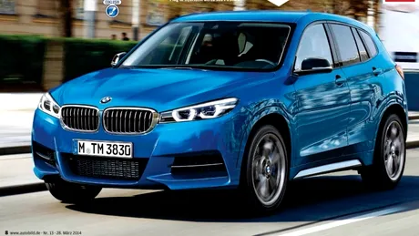 Viitorul crossover BMW X1 va avea tracţiune pe puntea faţă