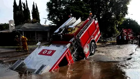 Accident stupid cu maşina de pompieri