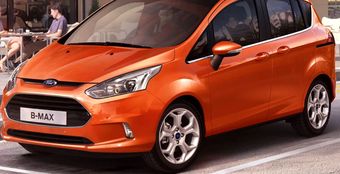 Noul Ford B-Max promite cel mai bun consum din clasa sa