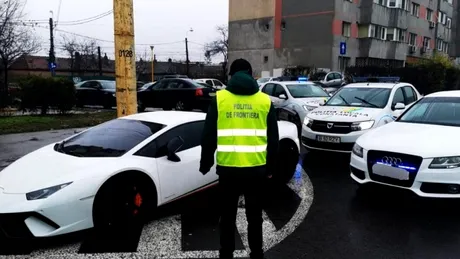 Un Lamborghini Huracan a fost confiscat de Poliție după ce șoferul a depășit viteza legală