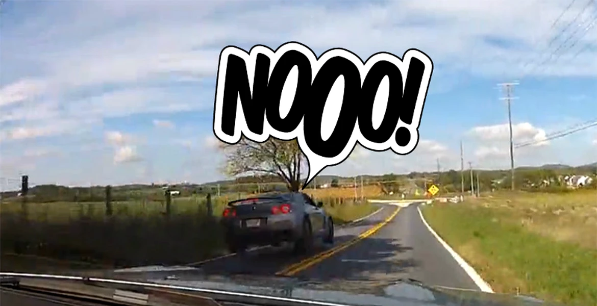 VIDEO: Nissan GT-R îţi dă aripi! Sau nu…