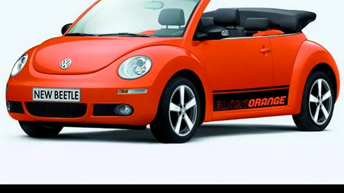 Volkswagen Beetle Black Orange - ediţie specială