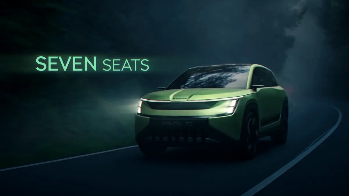 FOTO Škoda Peaq va fi cel mai mare SUV electric al cehilor. Dezvăluirea completă va avea loc în vara acestui an