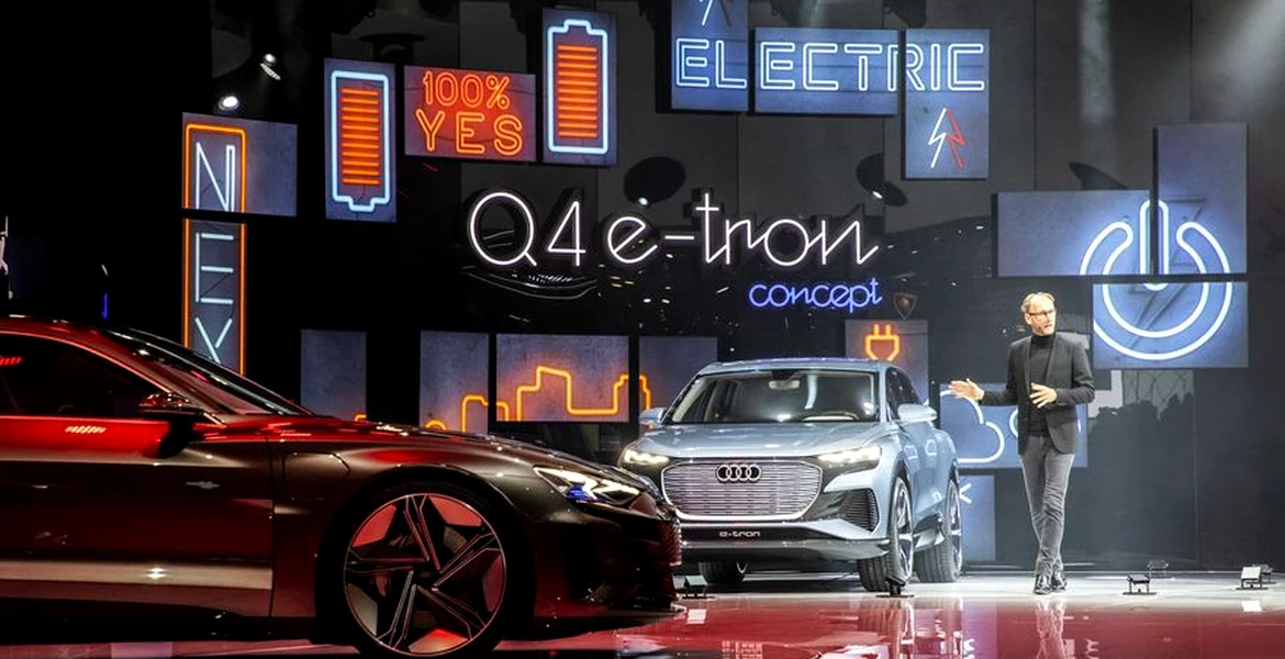 Audi expune la Geneva patru autovehicule pur electrice – VIDEO