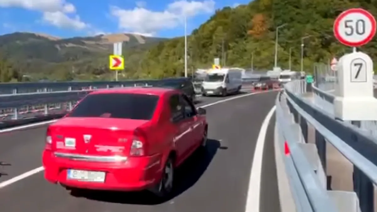 Video - Circulația a fost deschisă pe Varianta Ocolitoare Comarnic, un drum așteptat în special de șoferii care folosesc DN1