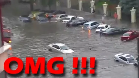 S-a plâns cineva de inundaţii în Bucureşti? Ia vedeţi ce-a fost la Odessa, în Ucraina!