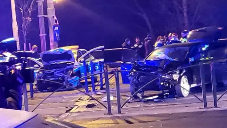 Un șofer din București nu a vrut să oprească la un control în trafic și a provocat un accident după ce a fost urmărit prin oraș