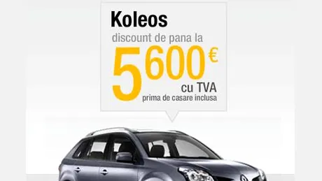 Renault - oferte maşini noi septembrie 2009