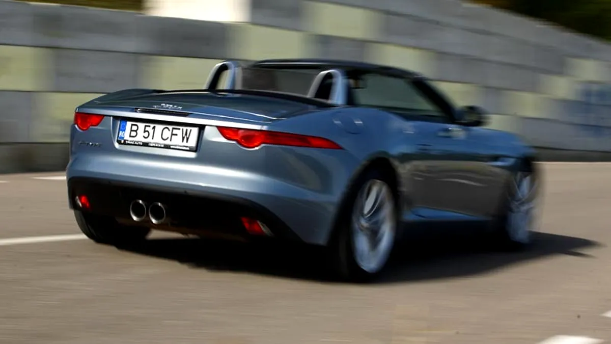 Condusă în România: Jaguar F-Type. Factorul WOW