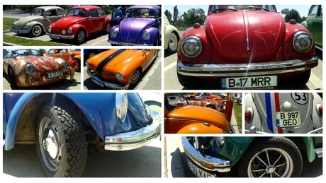 Cum a fost la cea mai mare paradă de VW Beetle din România