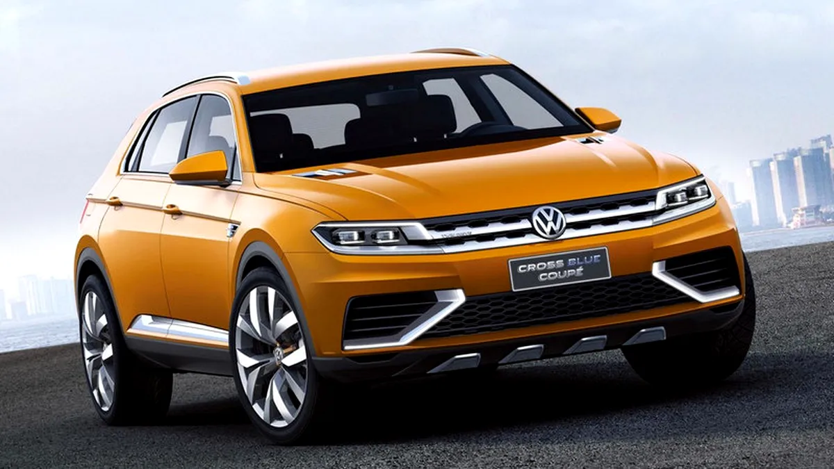 Primele imagini cu conceptul Volkswagen CrossBlue Coupe