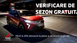 Mitsubishi oferă verificarea gratuită de sezon: eficiență și siguranță sporită pentru autovehiculele mărcii (P)