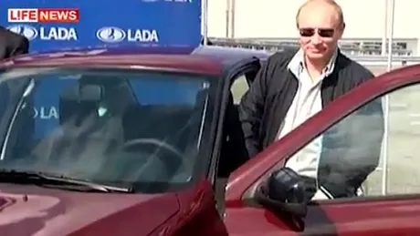 HILAR: vezi ce probleme a avut Putin la inaugurarea Lada Granta