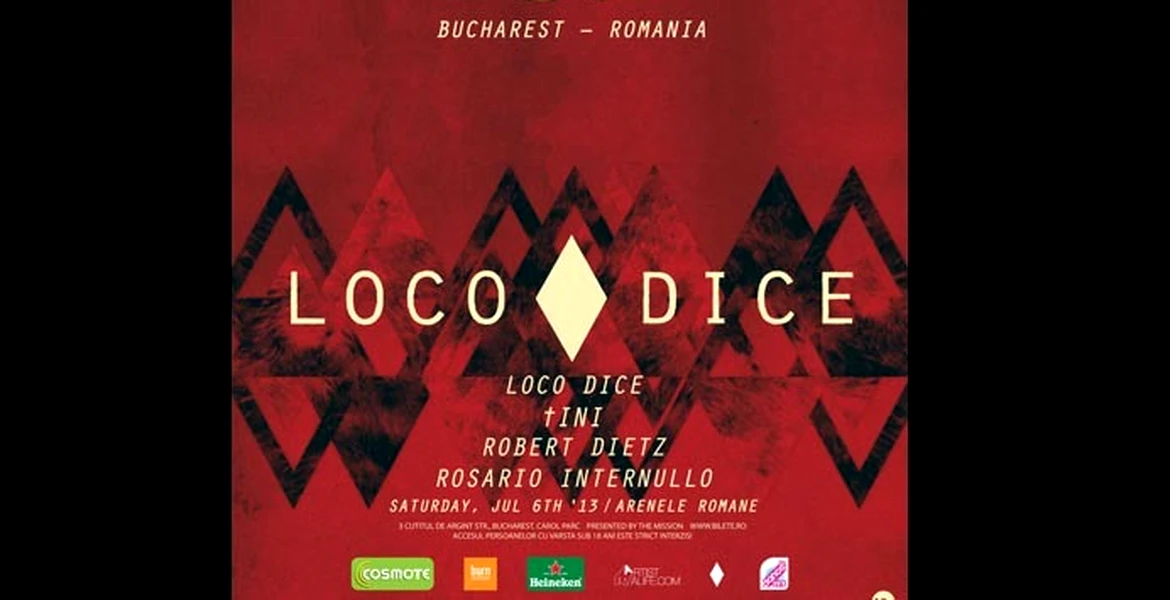 Loco Dice mixează la Arenele Romane din Bucureşti