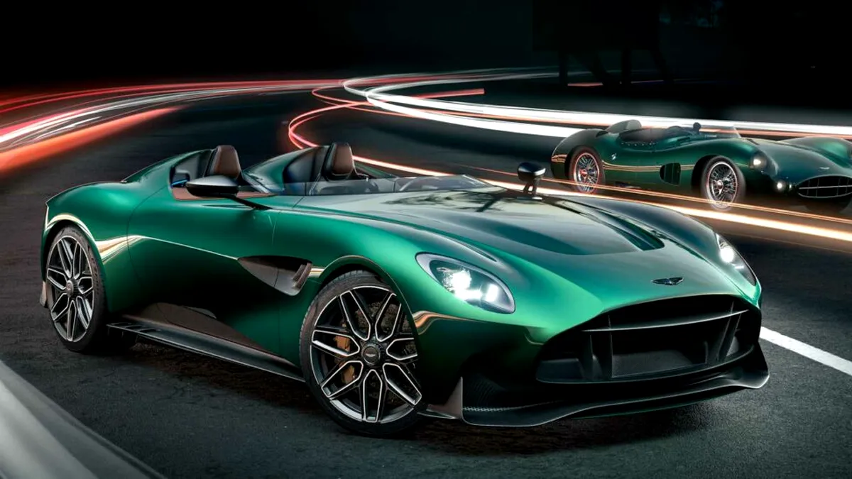 Aston Martin a dezvăluit conceptul DBR22, un roadster cu motor V12 de 715 CP