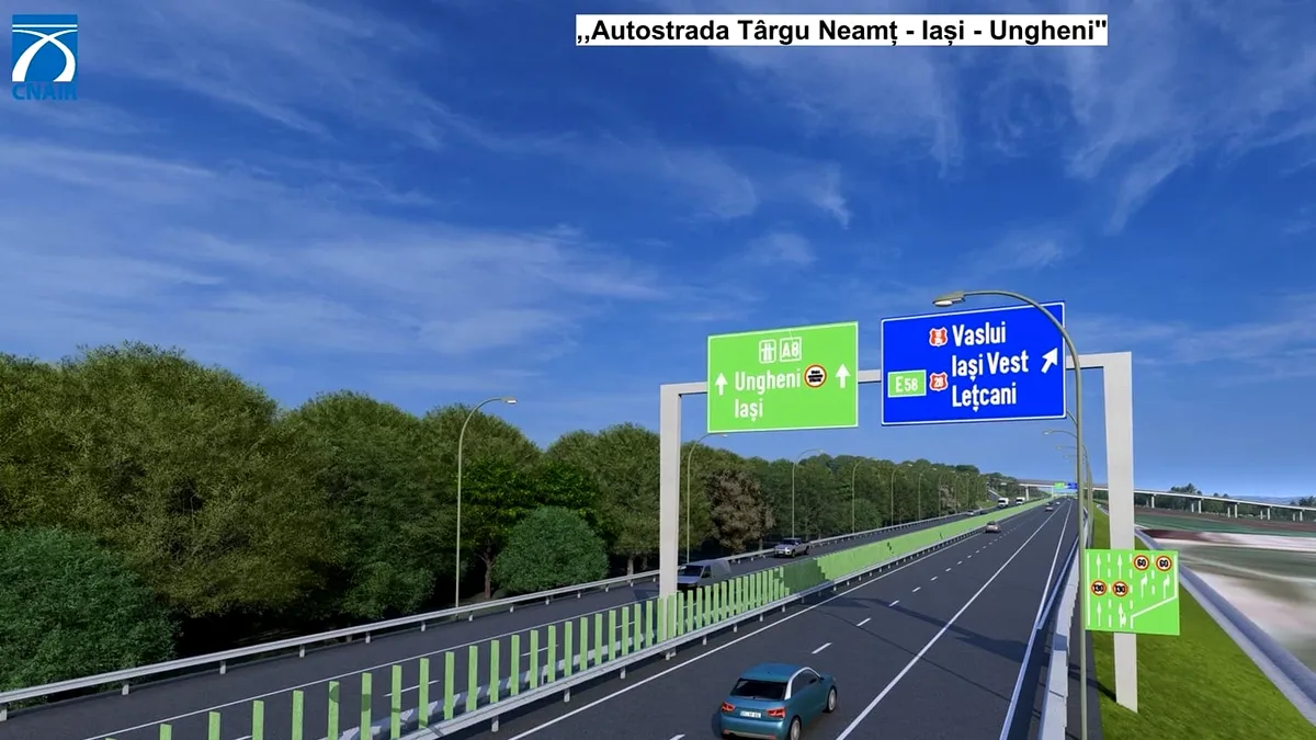 Anunț făcut de Compania de Drumuri! Ce se întâmplă cu Autostrada Târgu Neamț-Iași-Ungheni