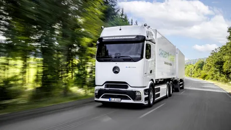 Premieră mondială pentru camionul electric Mercedes-Benz eActros 600 - GALERIE FOTO
