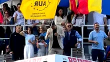 FOTO VIDEO „Armada AUR” a luat cu asalt Cazanele Dunării înaintea Consiliului Național de Conducere al formațiunii. Șefii partidului au mers într-o croazieră pe Dunăre