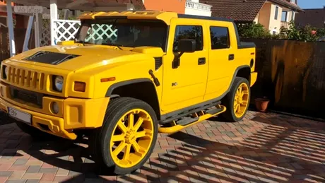 Un Hummer spectaculos e de vânzare în România pentru o sumă fabuloasă