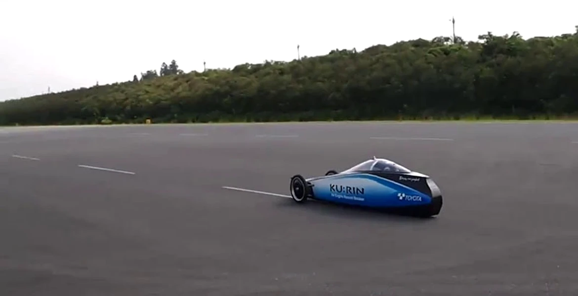 Record de viteză pentru maşini cu aer comprimat:Toyota Ku:Rin