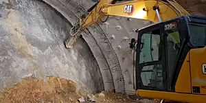 A fost străpunsă și a doua galerie a tunelului Boița 1 de pe Autostrada Sibiu – Pitești. Lucrările au ajuns la 45%