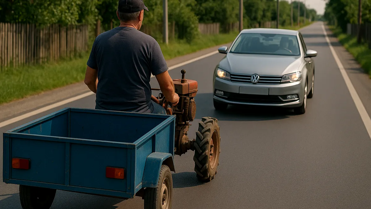 Amenda de motocultor în 2025: De ce sunt pedepsiți cei care circulă cu aceste utilaje pe un drum public