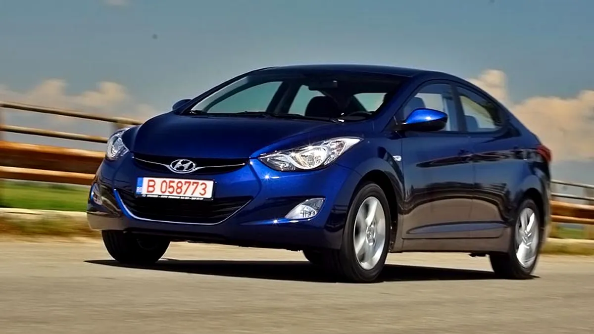 Am luat contactul cu noul Hyundai Elantra 1.6 MPI